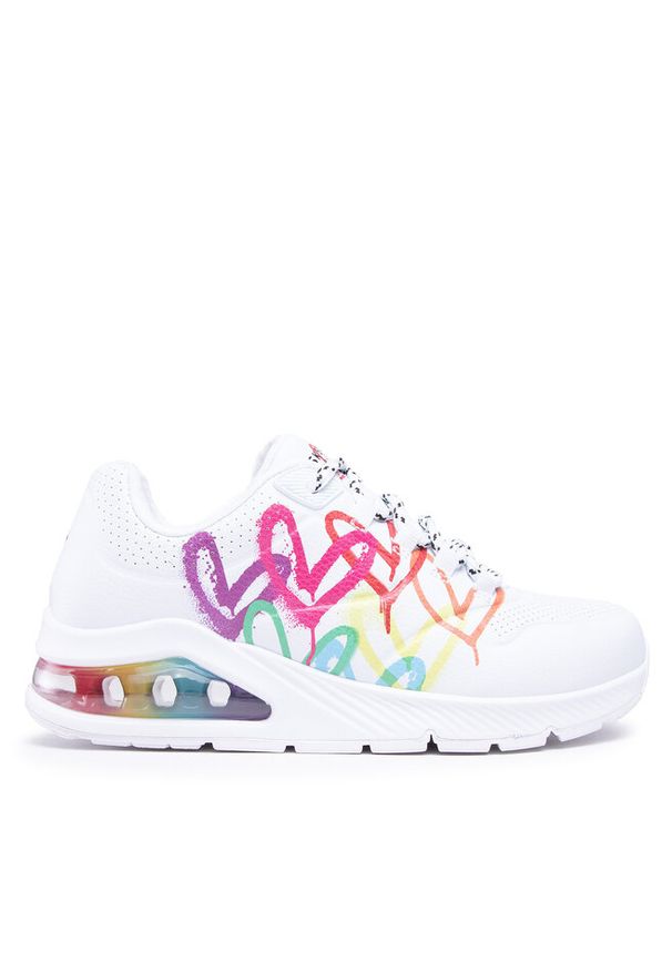 skechers - Sneakersy Skechers. Kolor: biały