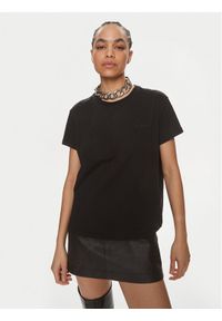 Patrizia Pepe T-Shirt 2M4373/J111-K103 Czarny Regular Fit. Kolor: czarny. Materiał: bawełna #1