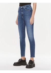 Calvin Klein Jeans Jeansy J20J222140 Granatowy Skinny Fit. Kolor: niebieski