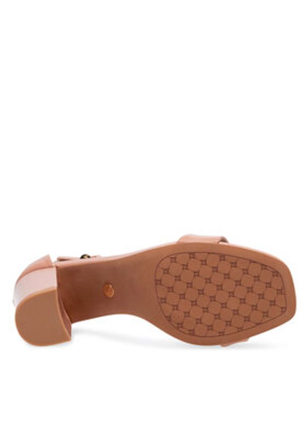 Nine West Sandały WFA2647-1 Różowy. Kolor: różowy. Materiał: skóra