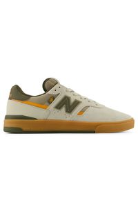 Buty męskie New Balance Numeric UN306CBM – zielone. Kolor: zielony. Materiał: guma, zamsz. Szerokość cholewki: normalna #1