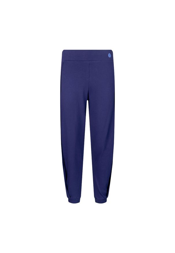 MOONHOLI - Spodnie do jogi Moonholi Crescent Open Sweatpants Midnight. Kolor: niebieski. Sport: joga i pilates