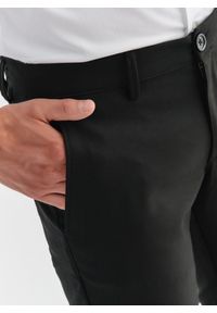 Pako Lorente - PAKO LORENTE – Spodnie męskie czarne P22WF-WX-003-C-0. Kolor: czarny. Materiał: poliester, wiskoza, elastan. Wzór: gładki #10