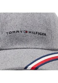 TOMMY HILFIGER - Tommy Hilfiger Czapka z daszkiem Corporate Novelty AM0AM10538 Szary. Kolor: szary. Materiał: poliester, materiał #3