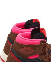 Nike Sneakersy W Air Jordan 1 Zm Air Cmft 2 DV1305 206 Brązowy. Kolor: brązowy. Materiał: zamsz, skóra. Model: Nike Air Jordan #3