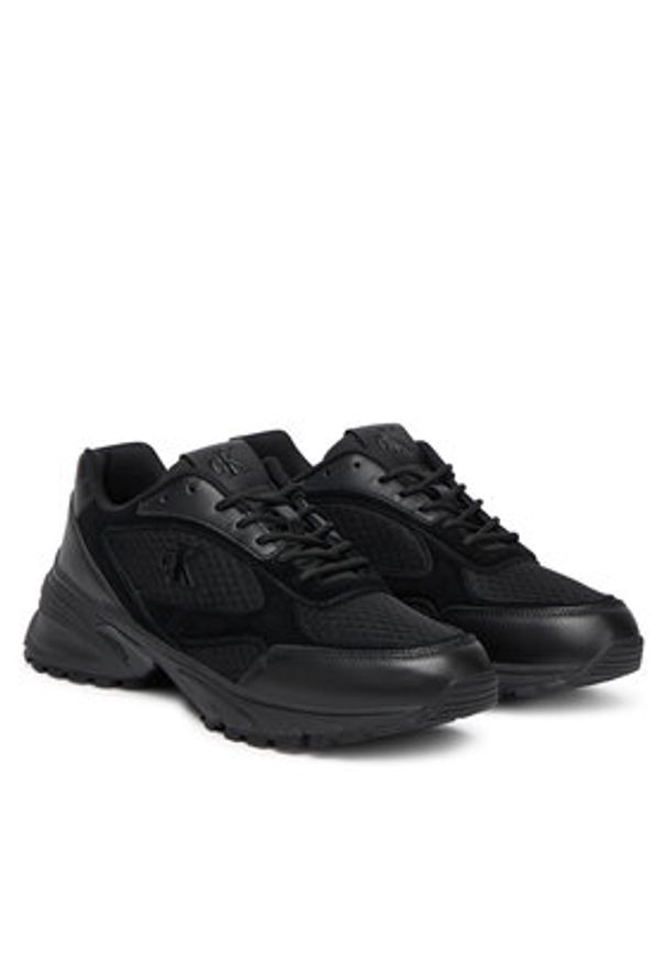 Calvin Klein Sneakersy Hike Runner YM0YM01379 Czarny. Kolor: czarny. Materiał: materiał