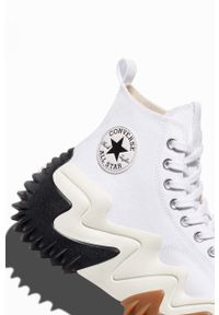 Converse buty Run Star Motion 171546C kolor biały 171546C-White.Blac. Nosek buta: okrągły. Zapięcie: sznurówki. Kolor: biały. Obcas: na platformie. Sport: bieganie #7