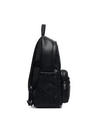 Calvin Klein Plecak Emblem Aop Deboss Round Backpack LV04D3560G Czarny. Kolor: czarny. Materiał: skóra #3