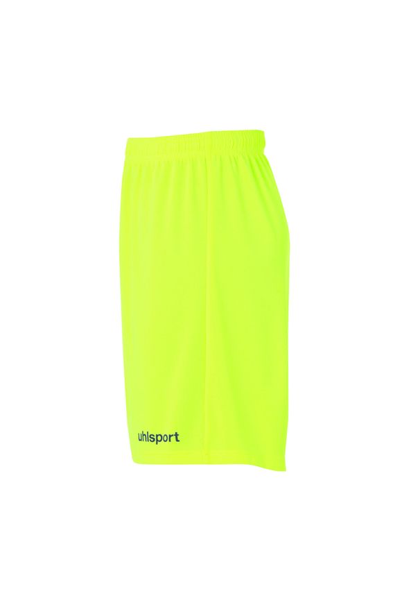 UHLSPORT - Szorty Uhlsport center basic. Kolor: żółty, czarny, wielokolorowy. Materiał: materiał. Sport: fitness, piłka nożna