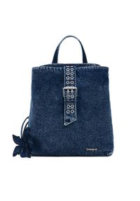 Desigual Plecak 26SAKD03 Niebieski. Kolor: niebieski. Materiał: materiał #1