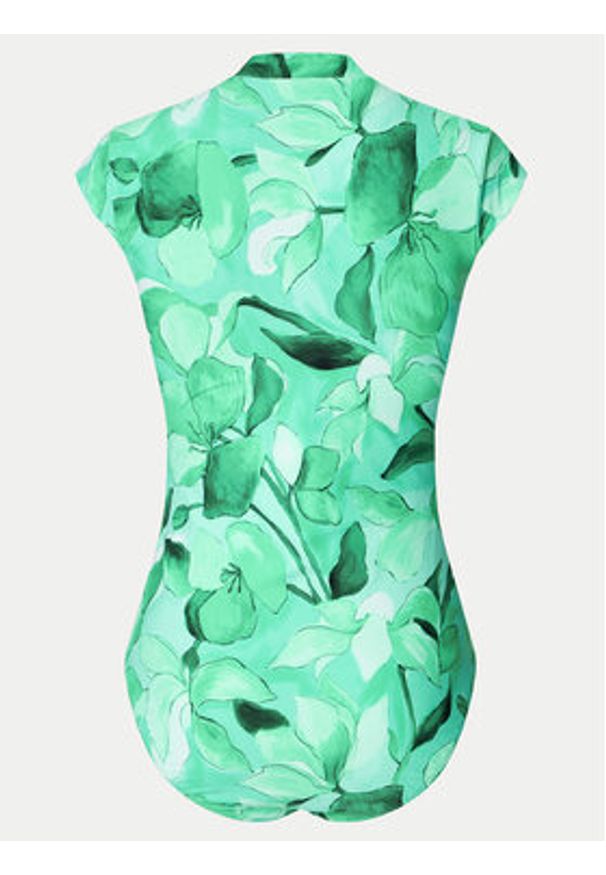 Seafolly Strój kąpielowy Secret Garden 60276-220 Zielony. Kolor: zielony. Materiał: syntetyk