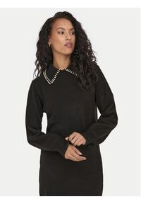 JDY Sukienka dzianinowa Aubray 15313594 Czarny Regular Fit. Kolor: czarny. Materiał: syntetyk