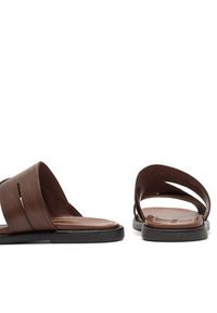 Gino Rossi Klapki MARCELLO-01 MB Brązowy. Kolor: brązowy. Materiał: skóra #6