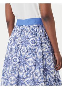 JOOP! Spódnica midi Saki2 30102101 Niebieski Regular Fit. Kolor: niebieski. Materiał: bawełna #3