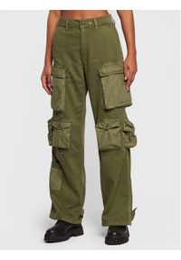Replay Spodnie materiałowe W8019.000.10307 Zielony Regular Fit. Kolor: zielony. Materiał: bawełna