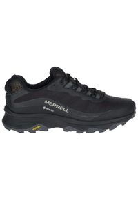 Buty trekkingowe męskie Merrell Moab Speed Gtx. Kolor: czarny. Materiał: materiał, syntetyk. Szerokość cholewki: normalna