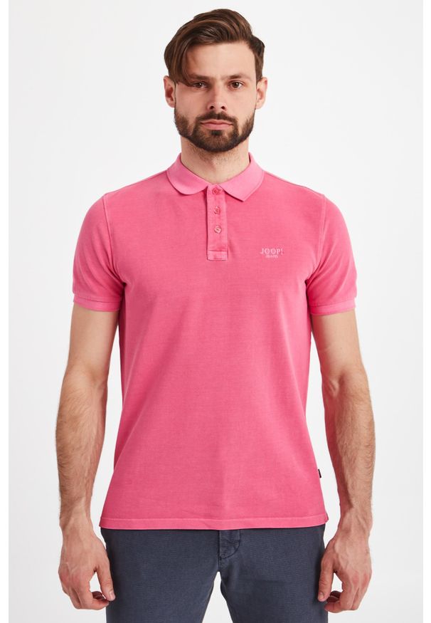 Koszulka polo JOOP! Jeans polo, z nadrukiem, sportowa
