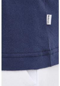 Resteröds t-shirt bawełniany kolor granatowy gładki. Kolor: niebieski. Materiał: bawełna. Wzór: gładki #2