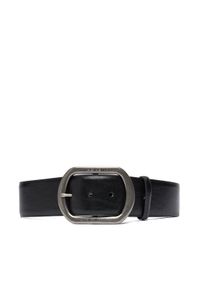 Weekend Max Mara Pasek Damski Clavier 2525506025600 Czarny. Kolor: czarny. Materiał: skóra