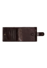Wittchen - Męski portfel skórzany zapinany ciemny brąz. Kolor: brązowy. Materiał: skóra #6