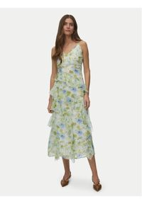 Vero Moda Sukienka wieczorowa Smilla 10346307 Turkusowy Regular Fit. Kolor: turkusowy. Materiał: syntetyk. Styl: wizytowy #1