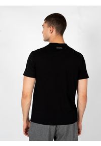 Les Hommes T-Shirt | LBT1019700N | Mężczyzna | Czarny. Okazja: na co dzień. Kolor: czarny. Materiał: elastan, poliester, bawełna. Długość rękawa: krótki rękaw. Styl: casual, elegancki #3