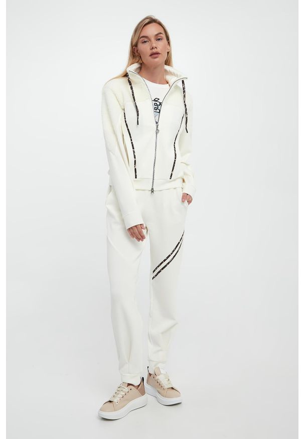 Sportalm - Bluza damska z futerkiem SPORTALM. Materiał: futro