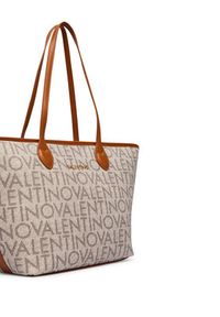 VALENTINO - Valentino Torebka Logo VBSA1F02 Beżowy. Kolor: beżowy. Materiał: skórzane #4