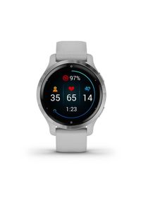 GARMIN - Zegarek sportowy Garmin Venu 2S srebrny. Rodzaj zegarka: smartwatch. Kolor: srebrny. Styl: sportowy #4