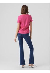 Vero Moda T-Shirt Paula 10243889 Różowy Regular Fit. Kolor: różowy. Materiał: bawełna #5