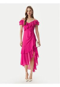 Morgan Sukienka koktajlowa 251-RJOLIE Różowy Regular Fit. Kolor: różowy. Materiał: syntetyk. Styl: wizytowy #2