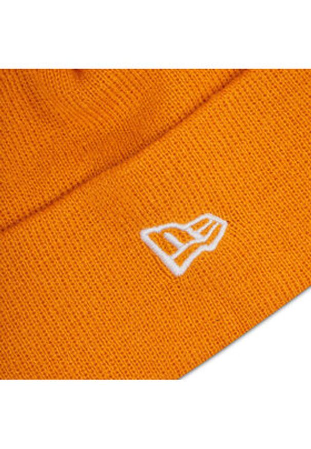 New Era Czapka Ne Pop Short Cuff K 60141645 Pomarańczowy. Kolor: pomarańczowy. Materiał: materiał
