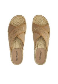 OFF-WHITE - Off-White Espadryle OWIB012S23FAB0016103 Beżowy. Kolor: beżowy. Materiał: materiał #4