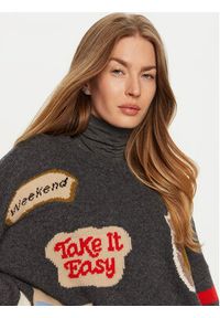 Weekend Max Mara Sweter Talamo 2425366212 Szary Relaxed Fit. Kolor: szary. Materiał: wełna, syntetyk #2