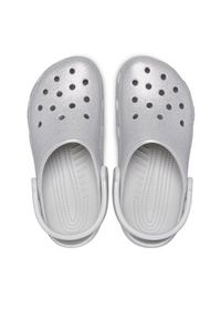 Crocs Klapki Classic Glitter Clog 205942 Srebrny. Kolor: srebrny #5