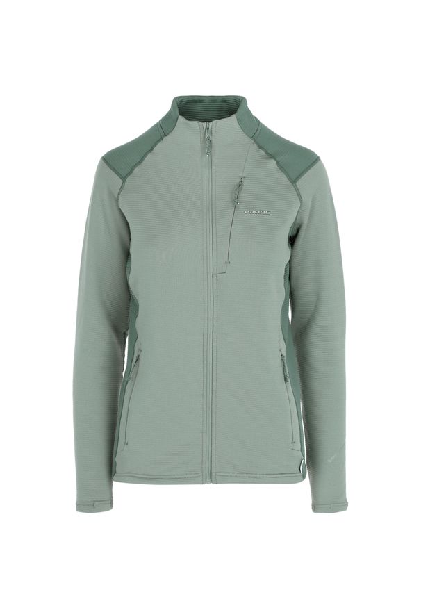 Viking - Bluza damska VIKING Birger Lady rozpinana. Kolor: zielony
