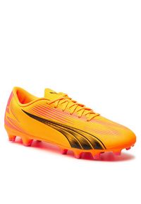 Puma Buty do piłki nożnej Ultra Play Fg/Agck 107763-03 Żółty. Kolor: żółty. Materiał: materiał #3