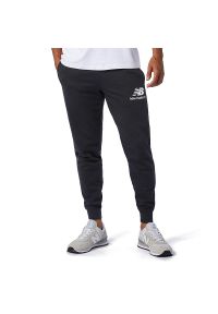 Spodnie dresowe New Balance MP03558BK - czarne. Kolor: czarny. Materiał: dresówka #1