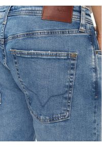 Pepe Jeans Szorty jeansowe Taper Short PM801084RH7 Niebieski Regular Fit. Kolor: niebieski. Materiał: bawełna #4