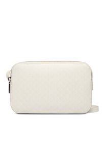 Calvin Klein Torebka Emblem Aop Elongated Camera Bag LV04F3268G Écru. Materiał: skórzane #1