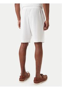 Emporio Armani Szorty materiałowe EM000681 AF20590 U0002 Biały Regular Fit. Kolor: biały. Materiał: wiskoza, len #5