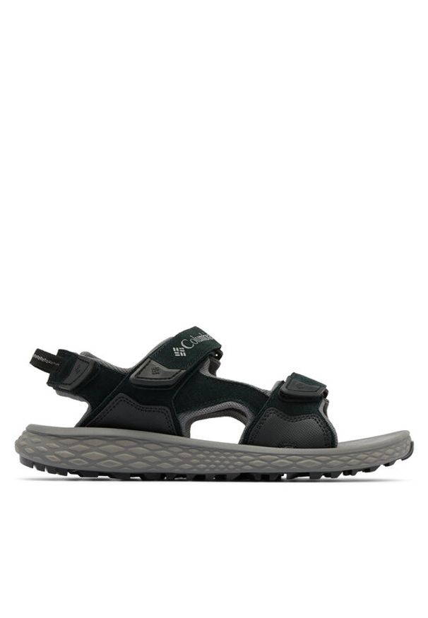 columbia - Columbia Sandały KONOS™ HIKER 3-STRAP 2121571 Czarny. Kolor: czarny. Materiał: skóra, zamsz