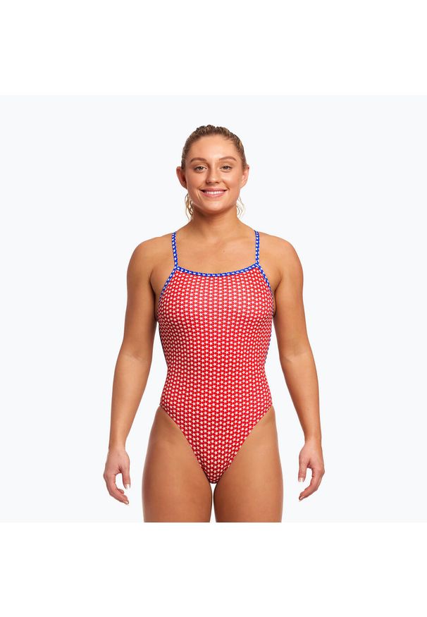 FUNKITA - Strój pływacki jednoczęściowy damski Funkita Strength One Piece. Kolor: czerwony