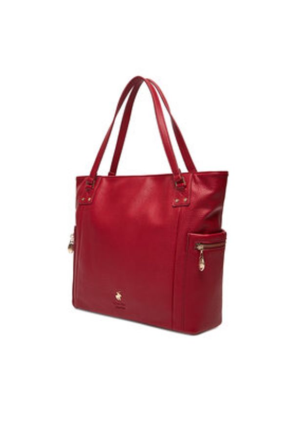 Beverly Hills Polo Club Torebka CEO-BHPC-C-005-08 Bordowy. Kolor: czerwony