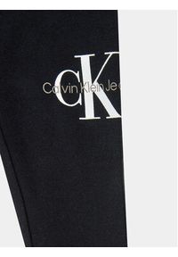 Calvin Klein Jeans Legginsy Monogram IN0IN00081 Czarny Slim Fit. Kolor: czarny. Materiał: bawełna #4