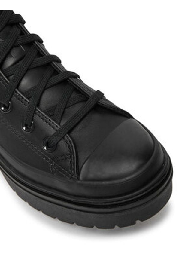 Converse Trzewiki Chuck Taylor All Star Lugged Heel Leather Platform A10369C Czarny. Kolor: czarny. Materiał: skóra. Obcas: na platformie