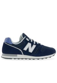Buty damskie New Balance W3736LY - granatowe. Okazja: na co dzień. Kolor: niebieski. Materiał: zamsz, materiał, skóra, guma, syntetyk. Szerokość cholewki: normalna. Model: New Balance 373 #1