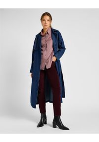 Lee - DAMSKIE SPODNIE MATERIAŁOWE LEE CAROL VELVET BEET 112355238. Materiał: materiał #6