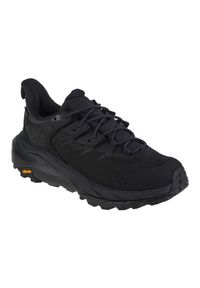 HOKA - Buty Hoka Kaha 2 Low Gtx 1123190-BBLC czarne. Kolor: czarny. Materiał: skóra. Szerokość cholewki: normalna. Sport: turystyka piesza #3