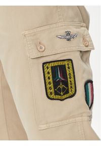 Aeronautica Militare Spodnie cargo 241PA1598CT3294 Beżowy Regular Fit. Kolor: beżowy. Materiał: bawełna #3